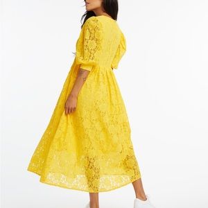 Yellow lace dress by sister jane nwt